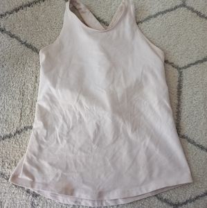 2/$25 Lululemon white tank with built in bra